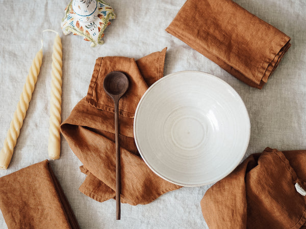 Linen Napkins- 6 Large