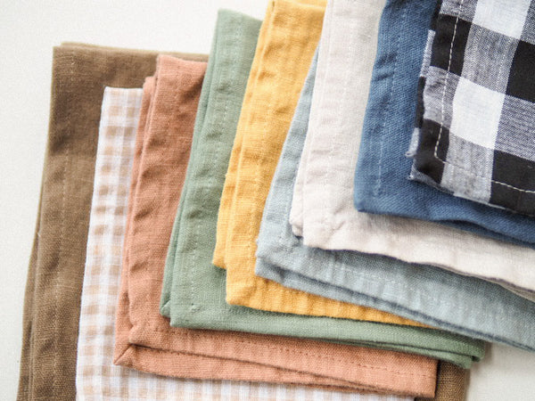 Linen Napkins- 6 Large